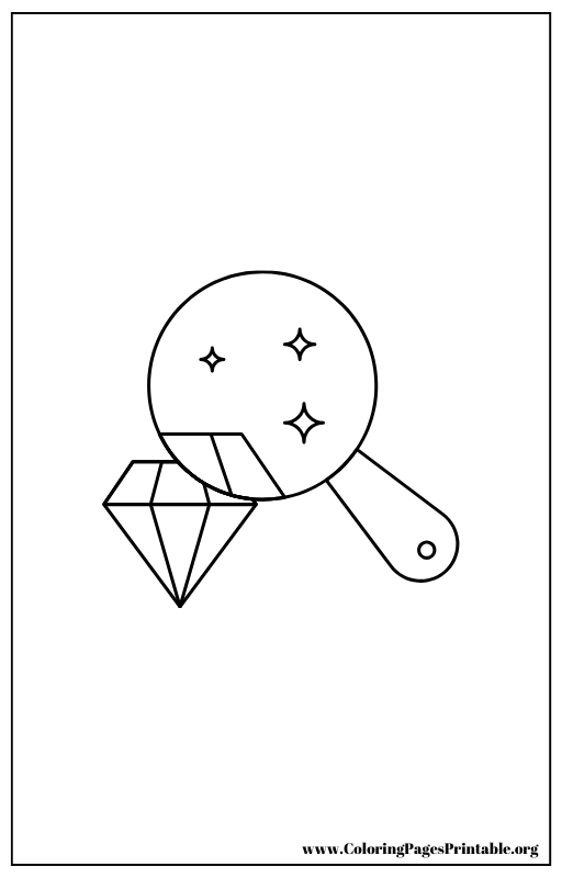 Simple lollipop coloring page.