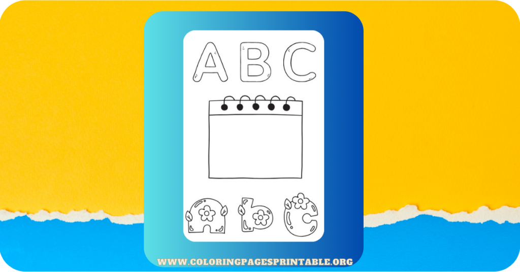 Alphabet coloring page for kids with the letter "A" and an apple, ready to be filled with bright colors.