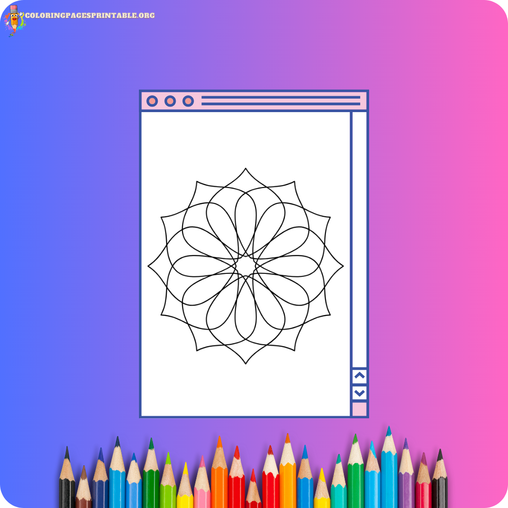 Beautiful Mandalas Coloring Pages for Mindfulness