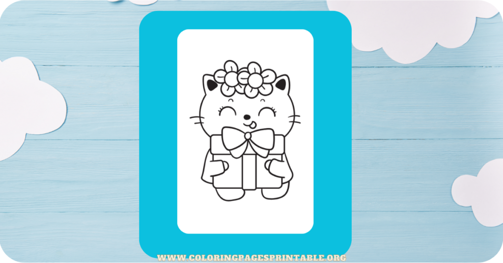 Adorable and simple coloring pages featuring cute animals and characters for kids.