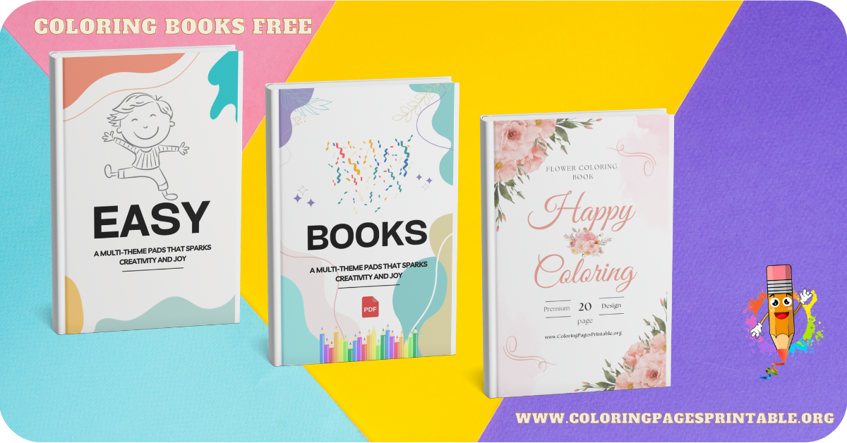 A collection of free coloring books available for download, offering creative relaxation.