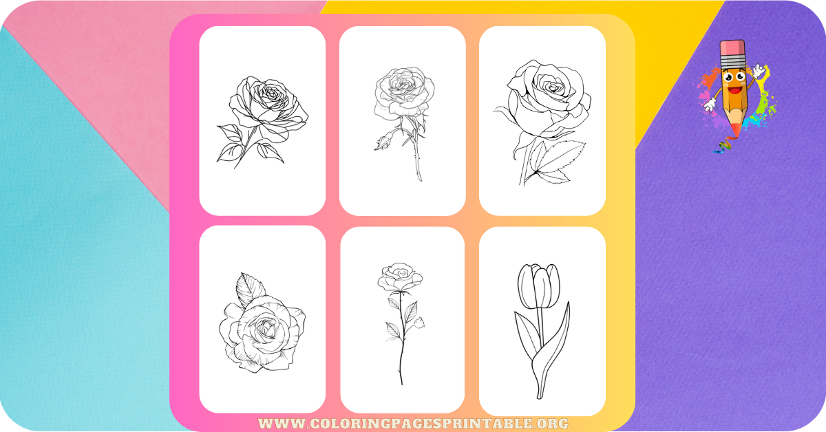 A detailed single flower coloring page designed for creative relaxation.